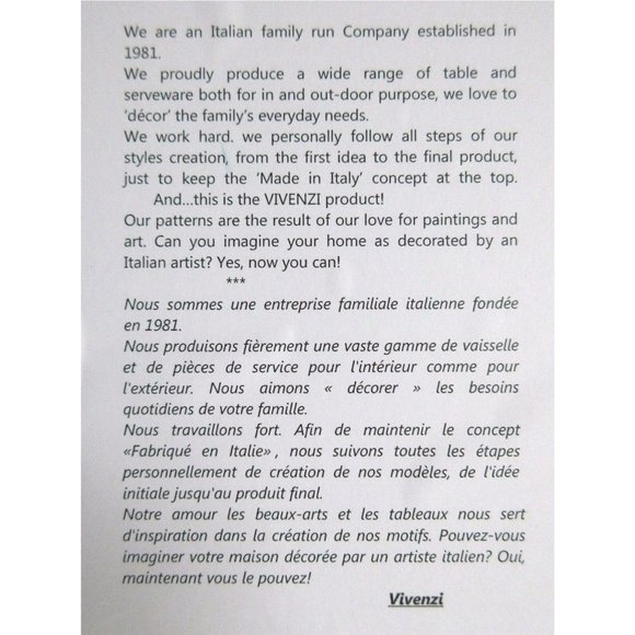 VIVENZI Italian Tray Nautical Beach Starfish Shells Ropes Made In Italy New - Picture 5 of 6